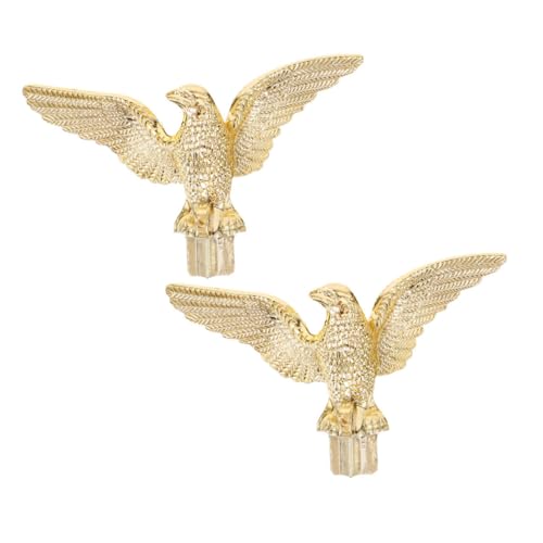 BESPORTBLE 2 Stück Flaggenmast Adlerkopf Aufsatz Langlebiges Outdoor Fahnenmast Zubehör Schräg Einsteckbarer Flaggenhalter für Plätze und Konferenzsäle Einfache Stabile Befestigung von BESPORTBLE