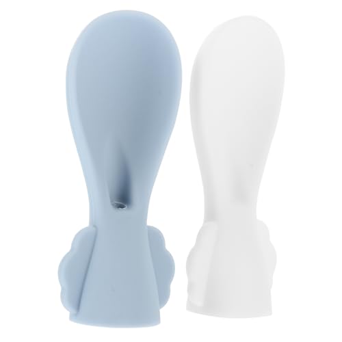 BESPORTBLE 2 Stück Löffel Food Grade Quetschbeutel Löffel mit Ergonomischem Design Hitze und Kältebeständig für Brei und Obstpüree Wiederverschließbar Praktisch für Selbstständiges von BESPORTBLE