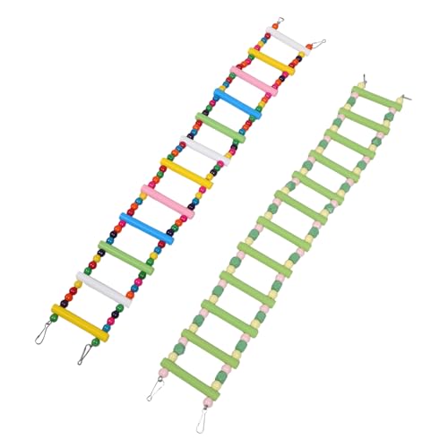 BESPORTBLE 2 Stück Papageien Kletterleiter mit Schaukelfunktion Bunte Macaron Farben Robuste Vogelspielzeug Kombination aus Schaukel und Sitzstange für Kleine und Mittelgroße Vögel Wie BESPORTBLE 2 Stück Papageien Kletterleiter mit Schaukelfunktion Bunte Macaron Farben Robuste Vogelspielzeug Kombination aus Schaukel und Sitzstange für Kleine und Mittelgroße Vögel Wie von BESPORTBLE