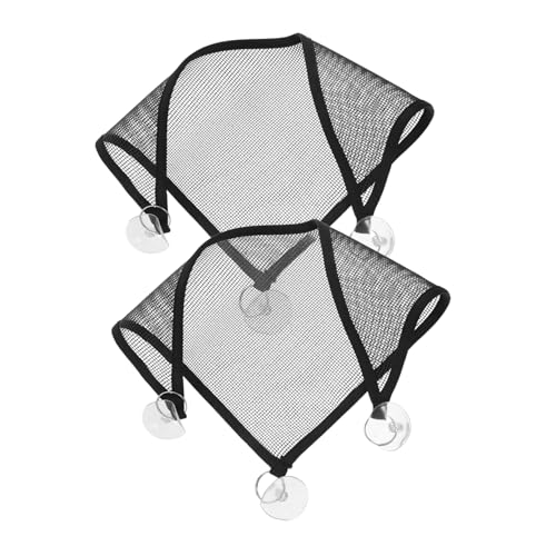 BESPORTBLE 2 Stück Reptilien-Hängematte Reptilienhängematte Mesh Reptile Hängematte Saugnapfbecher -Hängematte für Eidechsen Hängematte für Bartagamen Gecko Mesh Hängematte Segeltuch Schwarz BESPORTBLE 2 Stück Reptilien-Hängematte Reptilienhängematte Mesh Reptile Hängematte Saugnapfbecher -Hängematte für Eidechsen Hängematte für Bartagamen Gecko Mesh Hängematte Segeltuch Schwarz von BESPORTBLE