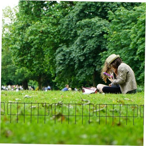 BESPORTBLE 2 Stück Robuster Metall Gartenzaun Tierbarriere für Hunde und Kleintiere Wetterfest Einfache Installation als Schutzzaun für Garten Terrasse Lackiert Inkl Zaunpfosten BESPORTBLE 2 Stück Robuster Metall Gartenzaun Tierbarriere für Hunde und Kleintiere Wetterfest Einfache Installation als Schutzzaun für Garten Terrasse Lackiert Inkl Zaunpfosten von BESPORTBLE