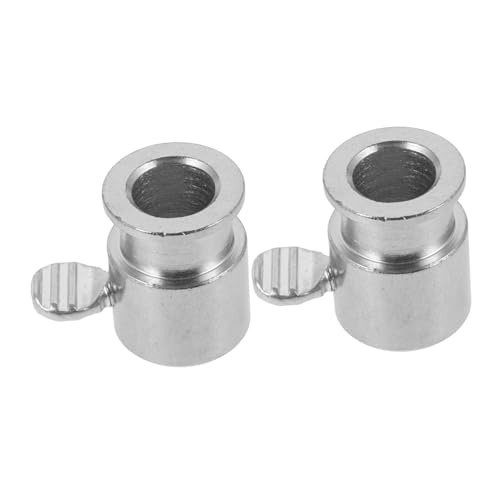 BESPORTBLE 2 Stück Rotisserie Ersatzteil Verstellbarer Grillspieß Bolzen aus Verchromtem Eisen Grillzubehör für Gasgrills Gleichmäßiges Drehen für Saftiges BBQ Beim Outdoor Grillen von BESPORTBLE