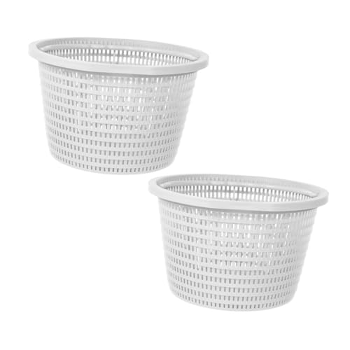BESPORTBLE 2 Stück Schwimmbad Skimmer Korb Groß Kunststoff Filterkorb Ersatz für Series für Innen und Außenpool Robust Installieren Effiziente von Blättern und Schmutz von BESPORTBLE