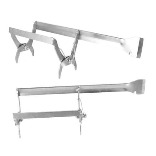 BESPORTBLE 2 Stück Teiliges Beekeeping Frame Grip aus Robustem Metall mit Ergonomischem Griff Integrierter Wabenschaber und Multifunktion für Müheloses Anheben Reinigen und Pflege von von BESPORTBLE