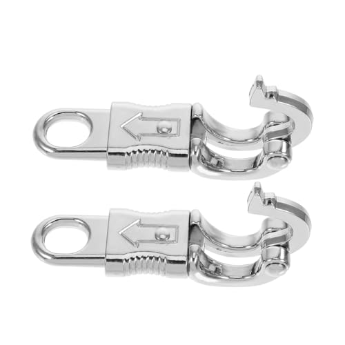BESPORTBLE 2 Stück Teiliges Hundeleinen Stabilem Metall mit Doppeltem Sicherheitsverschluss Vielseitiger Kettenclip für Gepäck Rucksack und Hundetraining Robuster Karabinerhaken für Sichere BESPORTBLE 2 Stück Teiliges Hundeleinen Stabilem Metall mit Doppeltem Sicherheitsverschluss Vielseitiger Kettenclip für Gepäck Rucksack und Hundetraining Robuster Karabinerhaken für Sichere von BESPORTBLE