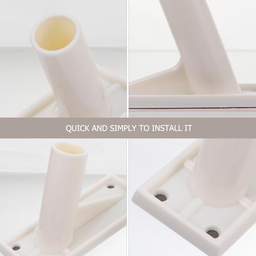 BESPORTBLE 2 Stück Teiliges Selbstklebendes Fahnenmast Halterung Wetterfester Kunststoff Flaggenhalter für Außen Wandmontierbar Verstellbarer Winkel Geeignet für Garten Werbe BESPORTBLE 2 Stück Teiliges Selbstklebendes Fahnenmast Halterung Wetterfester Kunststoff Flaggenhalter für Außen Wandmontierbar Verstellbarer Winkel Geeignet für Garten Werbe von BESPORTBLE