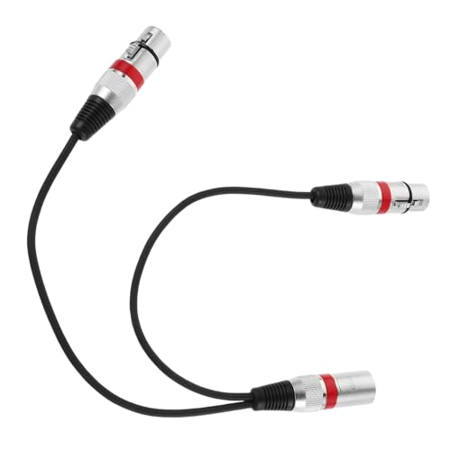 BESPORTBLE 2 Stück Teiliges Xlr Audio Splitter Kabel Y Adapter Male zu Female Langlebige Symmetrische Mikrofonkabelverbindung Rauschfreie Audioübertragung für Bühne und Studio BESPORTBLE 2 Stück Teiliges Xlr Audio Splitter Kabel Y Adapter Male zu Female Langlebige Symmetrische Mikrofonkabelverbindung Rauschfreie Audioübertragung für Bühne und Studio von BESPORTBLE
