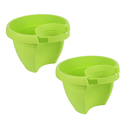 BESPORTBLE Wand Montierter Blumentopf 2 Stücke Kunststoff Hängekorb Für Garten Badezimmer Und Balkon Langlebig Und Leicht Kreative Aufbewahrung Für Pflanzen von BESPORTBLE