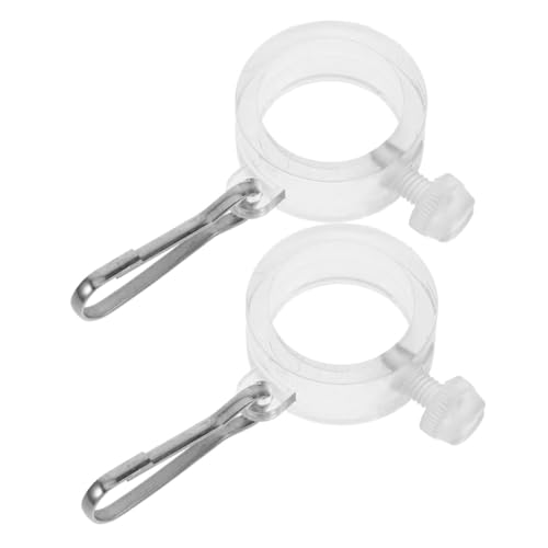 BESPORTBLE 2 Stück Wetterfeste Fahnenmast-ringclips mit Haken Stabile Anti-wickel Befestigungsringe für Saisonale Outdoor-flaggen für Paraden Feiern und Sichtbarkeitsoptimierung von BESPORTBLE