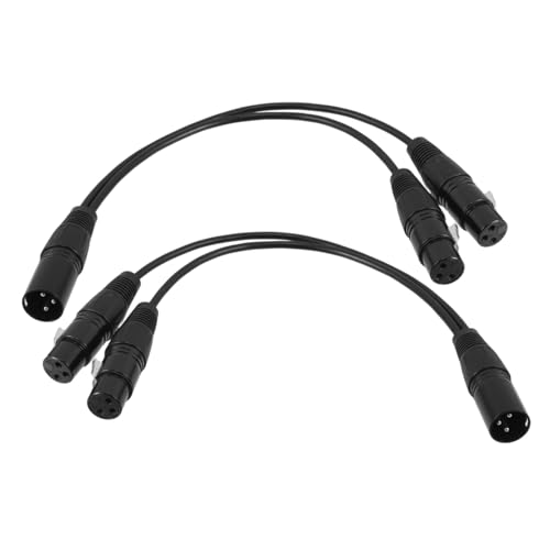 BESPORTBLE 2 Stück Xlr Mikrofonkabel Verlängerungskabel Male zu Female Geschirmtes Kurzes Audio Verbindungskabel für Mixer Lautsprecher Mikrofon mit Stabilem Rauscharmem Signal Langlebig und BESPORTBLE 2 Stück Xlr Mikrofonkabel Verlängerungskabel Male zu Female Geschirmtes Kurzes Audio Verbindungskabel für Mixer Lautsprecher Mikrofon mit Stabilem Rauscharmem Signal Langlebig und von BESPORTBLE