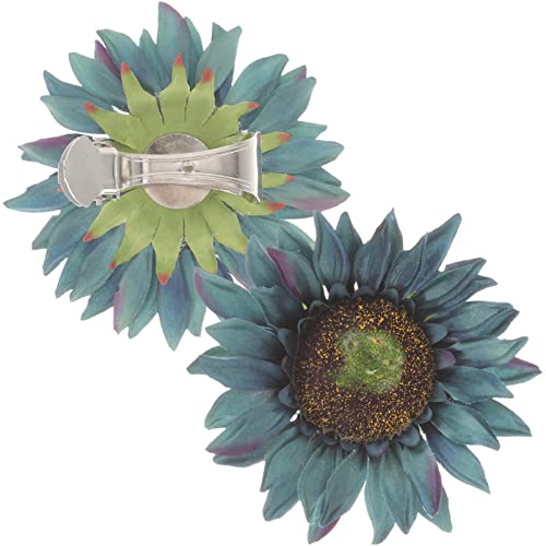 BESPORTBLE 2 Stücke Vorhang Raffhalter Vintage Gaze Sonnenblumen Blumen Gardinenhalter Schnallen Clips Gardinen Halter Fenster Vorhanghalter Mädchen Kinderzimmer Wohnzimmer Deko von BESPORTBLE