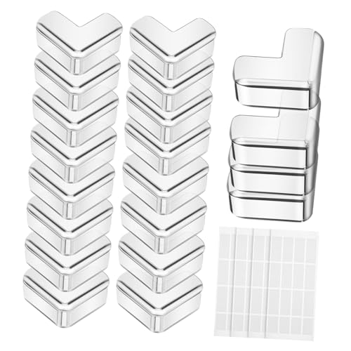 BESPORTBLE 20 Stück Teiliges Eckenschutz Transparent Selbstklebend Möbel Kantenschutz Gepolstert für Tisch Schreibtisch Babyproofing Zubehör Sicherer Möbel Schutz von BESPORTBLE