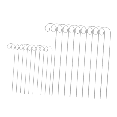 BESPORTBLE 20 Stück Teiliges Gartenset Schäferhaken aus Robustem Metall Wetterfeste Pflanzenhalter für Außenbereich Vielseitige Gartenstecker für Schilder Laternen und Dekorationen BESPORTBLE 20 Stück Teiliges Gartenset Schäferhaken aus Robustem Metall Wetterfeste Pflanzenhalter für Außenbereich Vielseitige Gartenstecker für Schilder Laternen und Dekorationen von BESPORTBLE
