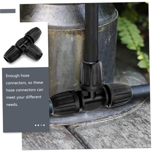 BESPORTBLE 20 Stück Teiliges Tropfbewässerung Verbinder aus Robustem Schlauchadapter mit Dreiwege kupplung Einsetzbar für Gartenbewässerung Gewächshaus Grünflächen und Hochbeete von BESPORTBLE