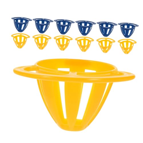BESPORTBLE 20 Stück Teiliges Vogelfutterschalen mit Hängebasket Geeignet für Wellensittiche und Kleine Vögel Vielseitiger Futterhalter für Obst Gemüse und Gekochte Eier Platzsparend und von BESPORTBLE