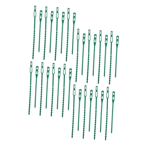 BESPORTBLE 200 Stück Pflanzenbinder Vielseitige Gartenpflanzen Fixierbänder Wetterfeste Grüne Bindebänder für Garten und Landwirtschaft Einfach zu Verwenden und Langlebig von BESPORTBLE