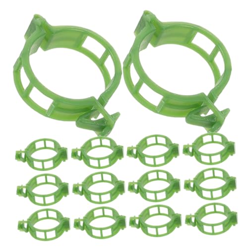 BESPORTBLE 200 Stück Pflanzensupport Clips aus Robustem PP für Tomaten und Kletterpflanzen Wiederverwendbare Transparente Pflanzenklammern für Gewächshaus Balkon und Garten im Outdoor Einsatz von BESPORTBLE