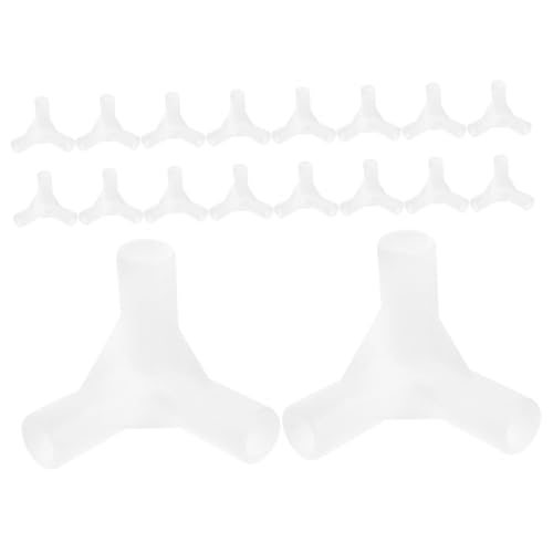 BESPORTBLE 25 Stück Teiliges Zeltgestell verbindungsset aus Verstärktem Kunststoff Innendurchmesser Weiß Stabile Pavillon Markisen ersatzteile für Outdoor Camping Vielseitige Dachzelt BESPORTBLE 25 Stück Teiliges Zeltgestell verbindungsset aus Verstärktem Kunststoff Innendurchmesser Weiß Stabile Pavillon Markisen ersatzteile für Outdoor Camping Vielseitige Dachzelt von BESPORTBLE