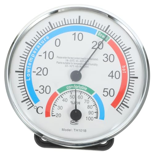 BESPORTBLE 2stücke Thermometer Hygrometer Für Präzise Temperatur Und Luftfeuchtigkeitsmessung Geeignet Für Innen Und Außenbereiche Hergestellt Aus Hochwertigem Material Für Garten Und von BESPORTBLE
