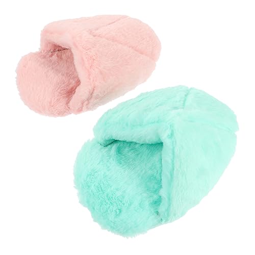 BESPORTBLE 2St Hamsterstreu Hamsterversteck ausgestopfter Hamster Zwerg hamsterzubehör Hamster zubehör Haustier schlafsofa Hamster Winternest Chinchilla- Baumwollnest Käfig Matte von BESPORTBLE