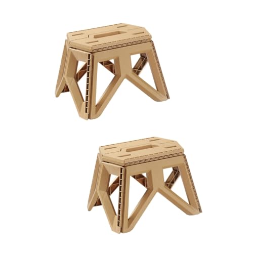 BESPORTBLE 2St Klappstuhl robuster Faltbarer zusammenklappbarer Anglerhocker Kinderhocker Portable Chair Klappstühle für Kinder Klappstühle für draußen klappbarer Angelhocker Mini von BESPORTBLE