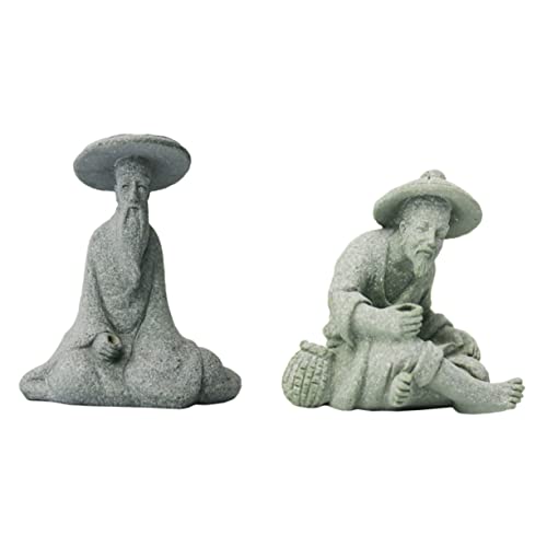 BESPORTBLE 2St Simulation Angeln Alter Mann dekorativ Figur für Bonsai Bahnhof bürodeko büro Dekoration blumentopf angelzubehör Landschaftsbaudekor interessante Fotorequisite Sandstein Grey BESPORTBLE 2St Simulation Angeln Alter Mann dekorativ Figur für Bonsai Bahnhof bürodeko büro Dekoration blumentopf angelzubehör Landschaftsbaudekor interessante Fotorequisite Sandstein Grey von BESPORTBLE