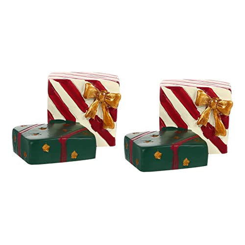 BESPORTBLE 2pcs Harz Fisch Tank Weihnachten Dekorationen Mini Aquarium Ornamente Weihnachten Box Set von BESPORTBLE