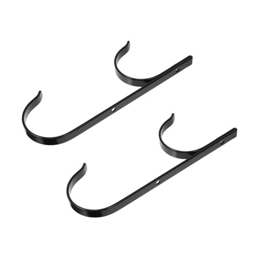 BESPORTBLE 2Stücke Aluminiumlegierung Poolstangen Halterung mit Festen Haken Teleskopstangen Aufhänger für Garten und Schwimmbad zum Aufhängen von Zubehör von BESPORTBLE