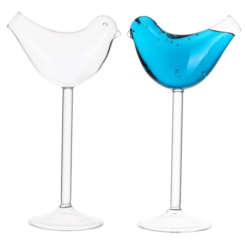 BESPORTBLE 2stücke Glasbecher in Vogelform Cocktailgläser Kelche Transparent Cocktailglas Cocktailglas in Vogelform BESPORTBLE 2stücke Glasbecher in Vogelform Cocktailgläser Kelche Transparent Cocktailglas Cocktailglas in Vogelform von BESPORTBLE