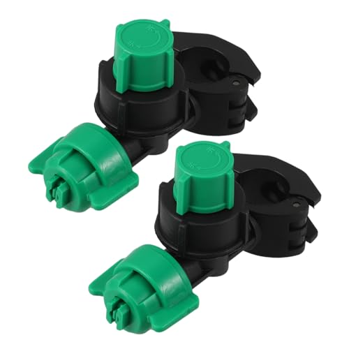 BESPORTBLE 2stücke Hochdrucksprühdüse Mit Fächerzerstäuberdüse Für Landwirtschaftliche Nebeldüsen Sprühdüse Für Gewächshäuser Mit Wasserdurchflussdüse Sprühaufsatz Und von BESPORTBLE