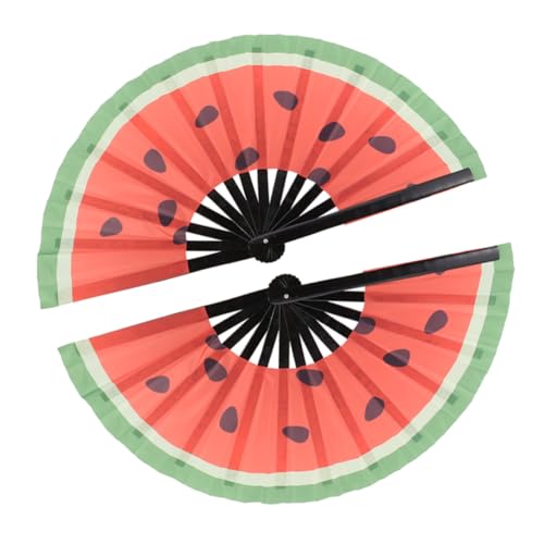 BESPORTBLE 2stücke Wassermelonen Handfächer Tragbare Faltfächer Für Veranstaltungen Tänze Und Sommertouren Aus Hochwertigem Material Gefertigt BESPORTBLE 2stücke Wassermelonen Handfächer Tragbare Faltfächer Für Veranstaltungen Tänze Und Sommertouren Aus Hochwertigem Material Gefertigt von BESPORTBLE