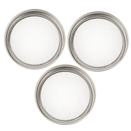 BESPORTBLE Sprossensieb Aus Edelstahl für Einmachgläser 86 Mm Deckelsieb für Sprossengläser BESPORTBLE Sprossensieb Aus Edelstahl für Einmachgläser 86 Mm Deckelsieb für Sprossengläser von BESPORTBLE