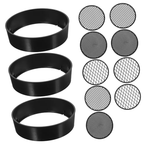 BESPORTBLE Erdsieb-Set Aus Kunststoff – 3 Sets – Pflanz-erdfilter – Gartengerät – Manuelles Erdsieb – Einfach Zu Verwenden Für Bonsai von BESPORTBLE