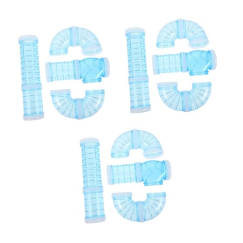 BESPORTBLE 3 Sätze Teiliges Hamster Tunnelrohr aus Dickem DIY Maze Connector für Hamsterkäfig Erweiterung Verstärkte Tunnelöffnung Geeignet für Zwerghamster Mäuse und Kleintiere von BESPORTBLE