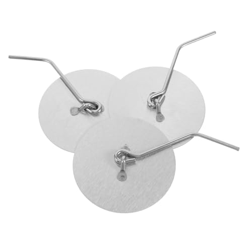 BESPORTBLE 3 Stück Feuerschalenabdeckung Teiliges Feuerlöschhaube mit Langem Griff Hitzebeständig für Indoor Outdoor Kamin Schutz Zubehör von BESPORTBLE