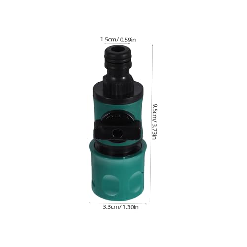 BESPORTBLE 3 Stück Gartenschlauch Absperrventil Kunststoff Schnellkupplung Durchflussregulierung Hochdruckfest für Gartenbewässerung und Heimwerker Reparaturen von BESPORTBLE