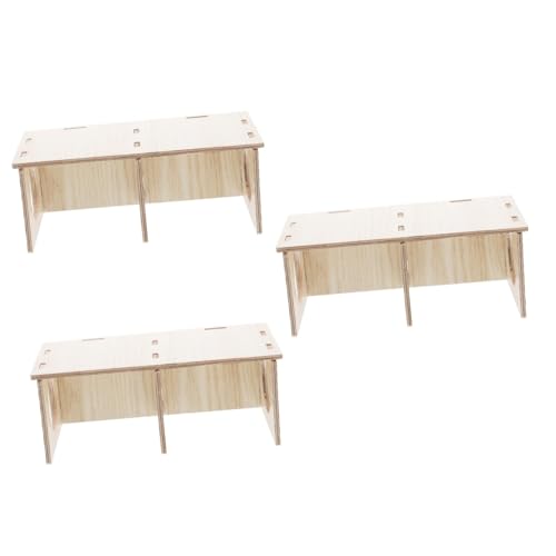 BESPORTBLE 3 Stück Hamster Versteck aus Massivem Holz Multifunktionales Nagerhaus als Schlaf und Spielhöhle Beißfestes Kleintier Geeignet für Hamster Meerschweinchen und Zwerghamster DIY BESPORTBLE 3 Stück Hamster Versteck aus Massivem Holz Multifunktionales Nagerhaus als Schlaf und Spielhöhle Beißfestes Kleintier Geeignet für Hamster Meerschweinchen und Zwerghamster DIY von BESPORTBLE