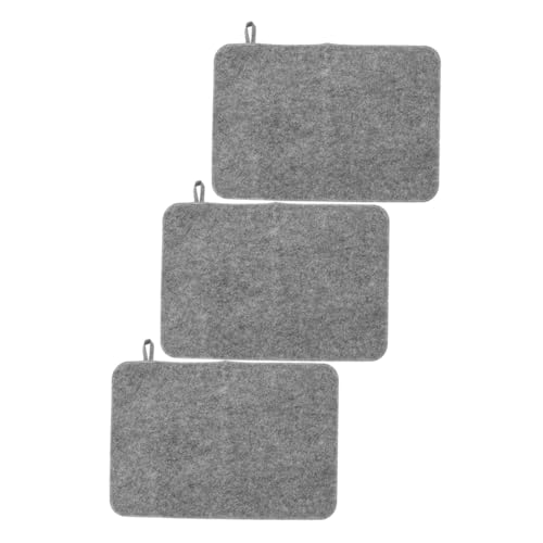 BESPORTBLE 3 Stück Saunamatten Filz Badematte Dicke Wärmedämmung Nonslip Bodenmatte Für Sauna Dusche Badezimmer Spa von BESPORTBLE