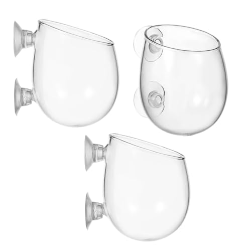 BESPORTBLE 3 Stück Transparente Glas-pflanzbecher mit Saugnapf Hängende Aquarium Pflanzenhalter für Salzwasser Süßwasserfische Dekorative Anzuchtbecher für Wasserpflanzen im Fischglas BESPORTBLE 3 Stück Transparente Glas-pflanzbecher mit Saugnapf Hängende Aquarium Pflanzenhalter für Salzwasser Süßwasserfische Dekorative Anzuchtbecher für Wasserpflanzen im Fischglas von BESPORTBLE