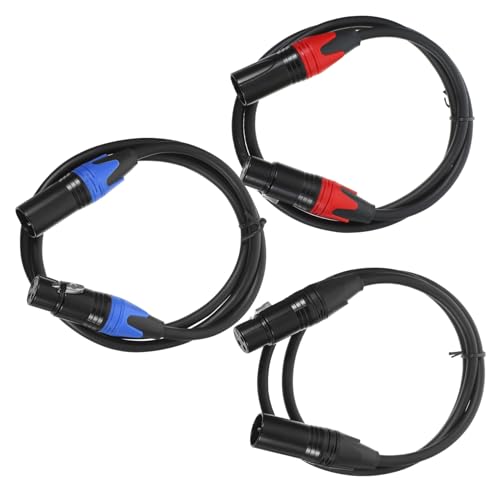 BESPORTBLE 3 Stück Xlr Mikrofonkabel Ausgewogenes Männlich Weiblich Kabel für Audioübertragungen Schwarz Rot Blau Hohe Geräuschreduzierung und Sichere Verbindung BESPORTBLE 3 Stück Xlr Mikrofonkabel Ausgewogenes Männlich Weiblich Kabel für Audioübertragungen Schwarz Rot Blau Hohe Geräuschreduzierung und Sichere Verbindung von BESPORTBLE
