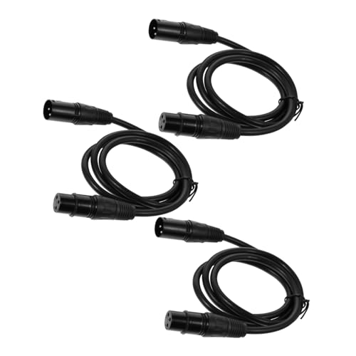 BESPORTBLE 3 Stück Xlr Mikrofonkabel mit Kupferkern und Abschirmung Xlr Stecker Buchse Verlängerungskabel für Mixer Bühnenlicht Audioverstärker und Lautsprecher BESPORTBLE 3 Stück Xlr Mikrofonkabel mit Kupferkern und Abschirmung Xlr Stecker Buchse Verlängerungskabel für Mixer Bühnenlicht Audioverstärker und Lautsprecher von BESPORTBLE