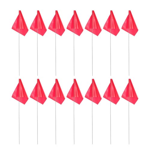 BESPORTBLE 30 Stück Fahnenmast Schild Fahnenmast Banner Flaggen Rasenflaggen Gartenbedarf Hofflaggen Markierung Rasenmarkierungsfahnen Gartenbewässerungsflaggen von BESPORTBLE