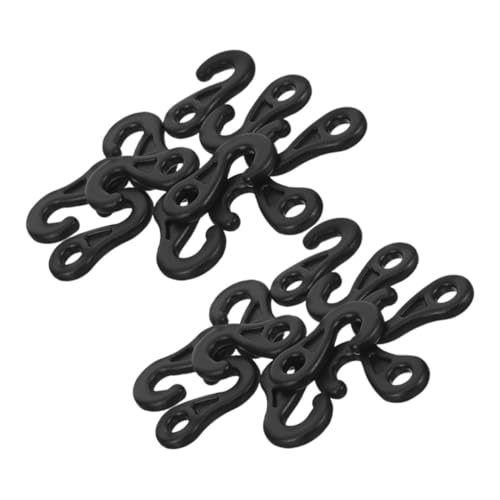 BESPORTBLE 30 Stück Outdoor Zelt Haken aus Robustem Kunststoff Vielseitig Einsetzbar für Seilbefestigung Winddicht zum Fixieren von Zeltseilen und Aufhängen Leicht und Tragbar für Camping von BESPORTBLE