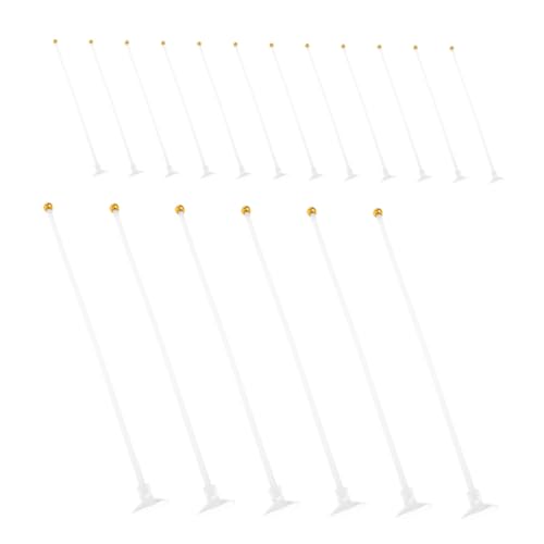 BESPORTBLE 30 Stück Teiliges Saugnapf-fahnenmast Auto und LKW Wetterfester Stabiler Fahrzeug-flaggenhalter mit Saugnapfbasis Vielseitig Einsetzbar für Fenster Motorhaube Desktop und Events von BESPORTBLE