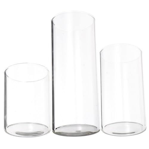 BESPORTBLE 3er Set Zylindrische Glas-Kerzenhalter – Elegante Kerzenständer in Transparent Für Hochzeiten - Partys Und Zuhause – Verschiedene Größen 5 cm 10 cm 15 cm BESPORTBLE 3er Set Zylindrische Glas-Kerzenhalter – Elegante Kerzenständer in Transparent Für Hochzeiten - Partys Und Zuhause – Verschiedene Größen 5 cm 10 cm 15 cm von BESPORTBLE