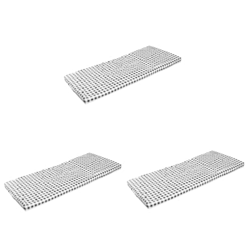 BESPORTBLE 3st Tischdecke Picknickmatte Kissen Picknickdecke Outdoor- Gartenmöbel Wasserdichter Tisch Im Freien Terrasse Picknicktisch Decken Camping Tisch Abdeckung PVC-Flanell Black von BESPORTBLE