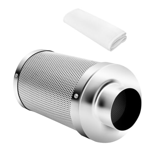 BESPORTBLE 4 Luftfilter Luftentfeuchter Diffusor Für Ätherische Öle Luftbefeuchter Für Schlafzimmer Mini Wasserfilter Auto Verdunstend Auspuff Tragbar Kohlenstoff Sieb Silver Verzinktes Blech von BESPORTBLE