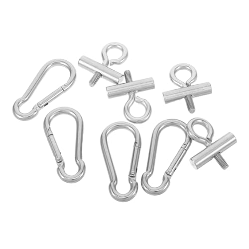BESPORTBLE 4 Sätze Zubehör für Markisen Schatten -Baldachin -Hardware -Kit Automagen - -Hardware Sichere Markisenhalterung Federclips Befestigungselemente Rostfreier Silber von BESPORTBLE