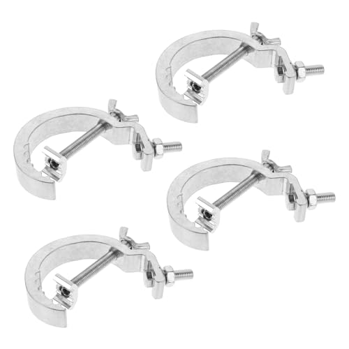 BESPORTBLE 4 Stück Bühnenlicht Haken Robuste Truss Clips mit Antikratzbeschichtung für Par und Dj Lichter Professionelle Lichtinstallationszubehörteile von BESPORTBLE