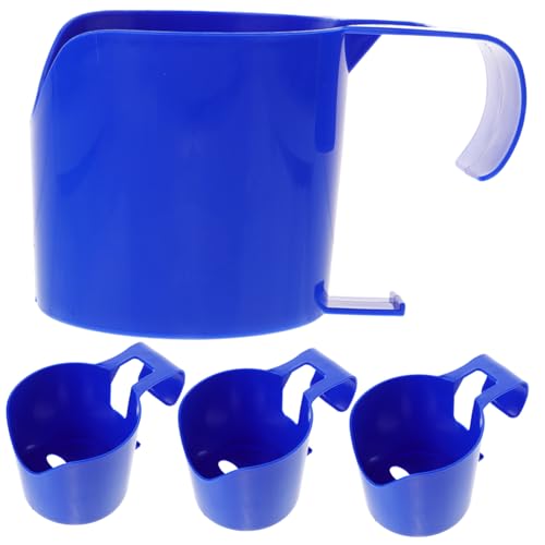 BESPORTBLE 4 Stück Pool Getränkehalter Praktische Kunststoff Trinkbecherhalter für Pool und Strand zu Befestigen für Camping und Outdoor Aktivitäten von BESPORTBLE